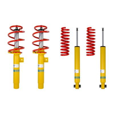 Suspension Kit BMW 320i 2018-2013 Monotube Front Lowered Height 25mm up to 950kg Axle Load Rear Lowered Height 20mm up to 1160kg Axle Load Without Electronic Suspension B12 (Sportline) Bilstein