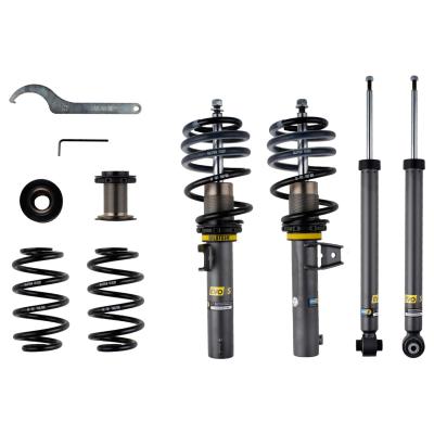 Suspension Kit Volkswagen e-Golf 2019-2015 Monotube/Twintube Front Lowered Height 20-35mm, up to 1090kg Axle Load Rear Lowered Height 10-30mm, up to 980kg Axle Load EVO S Bilstein