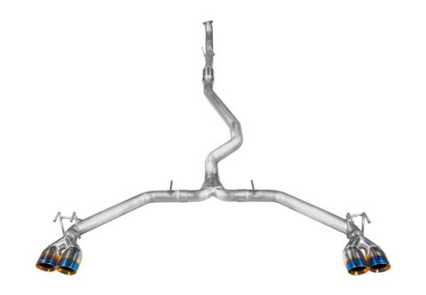 Honda Civic Cat-Back Exhaust Burnt Blue Tip For 22+ 1.5T Honda Civic Stillen