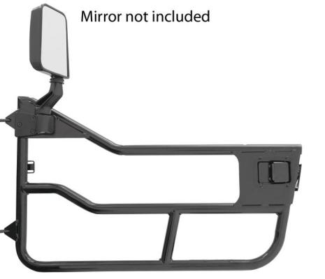 Jeep Tube Doors HighRock 4x4 Element Doors For Jeep 1980-1986 CJ7 Front Matte Black Bestop