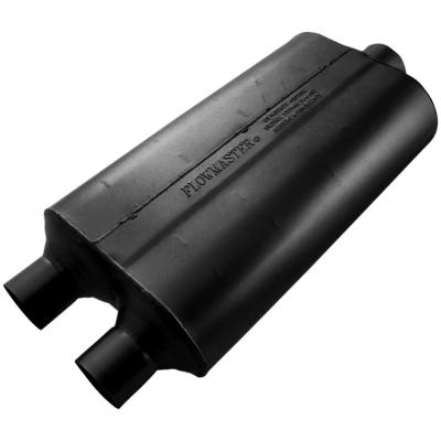 Super 50 Series Chambered Muffler Super 50 2.25 Dual In 3.00 Center Out Mild Sound Flowmaster