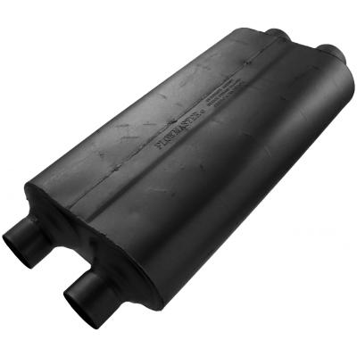 50 Series Big Block Chambered Muffler 50 Big Block 3.00 Dual In 2.50 Dual Out Mild Sound Flowmaster