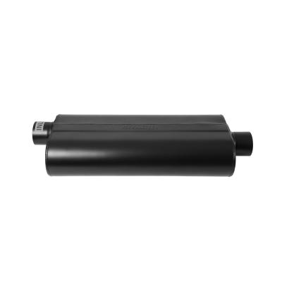70 Series Chambered Muffler 70 Series 3.00 Offset In 3.00 Center Out Mild Sound Flowmaster