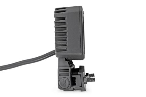 LED Light Pair 2 Inch Square Flood Swivel Mount Rough Country