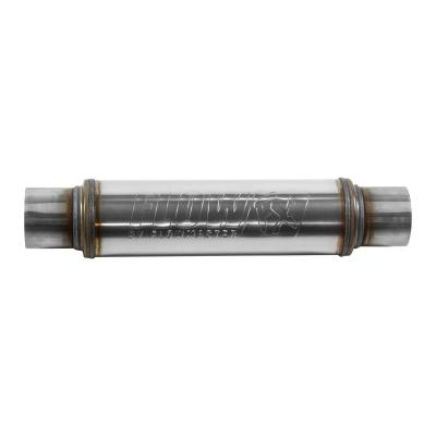 Flow Fx Muffler Flow Fx Muffler 3.00 In/Out Round Body Moderate Sound Stainless Steel Flowmaster