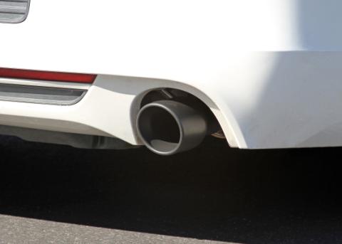 Flow Fx Axle-Back Exhaust System Fits 2011-2014 Ford Mustang 3.7-Liter, Flow Fx Axle-Back 2.5-Inch Stainless Steel Exhaust System, 4.0-Inch Black Ceramic Tips, Dual Out Rear Exit Flowmaster