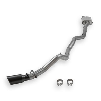 Flow Fx Cat-Back Exhaust System Fits 2020-2025 Jeep Gladiator With 3.6L Engine, 409 Stainless Steel, Single Exit With Black Tip Aggressive To Moderate Sound Flowmaster