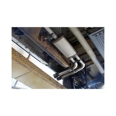 Flow Fx Cat-Back Exhaust System 2009-2013 Silverado/Sierra 1500 5.3L V8 Flow Fx 3.0 Inch To Dual 2.5 Inch Cat-Back, Dual Side Exit, 409 Stainless Steel Exhaust System With Black Tips Flowmaster