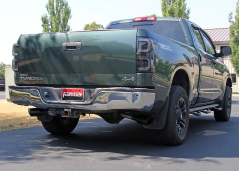 Flow Fx Cat-Back Exhaust System Fits 2007-2009 Toyota Tundra With 5.7-Liter V8, Flow Fx Cat-Back, Dual Side Exit, Stainless Steel Exhaust System Flowmaster