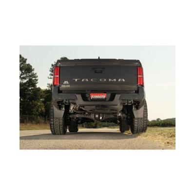 Flow Fx Cat-Back Exhaust System Fits 2024-2025 Toyota Tacoma 2.4-Liter, All Wheelbases, Flow Fx High Clearance Cat-Back Exhaust System, Stainless Steel – Moderate Sound Flowmaster