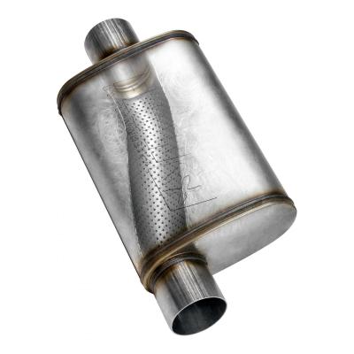 Flow Fx Muffler Flow Fx Muffler 3.00 Center In/ 2.50 Dual Out Moderate Sound Stainless Steel Flowmaster