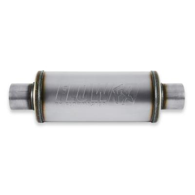 Flow Fx Muffler Flow Fx Muffler 3.0 In/Out 6-Inch Round Body Moderate Sound Stainless Steel Flowmaster