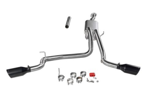 Signature Series Exhaust System Fits 2016-2023 Toyota Tacoma 3.5L 2/4 Wheel Drive, All Wheelbases, 304 Stainless Steel, Dual Side Exit Exhaust Flowmaster