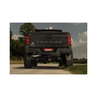 Signature Series Cat-Back Exhaust System Fits 2024-2025 Toyota Tacoma 2.4-Liter, All Wheelbases, Signature Series Dual Out Same Side Cat-Back Exhaust System, 304 Stainless Steel – Moderate Sound Flowmaster