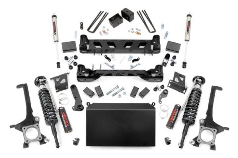 6 Inch Toyota Suspension Lift Kit w/Vertex Coilovers &amp; V2 Shocks 16-20 Tundra 4WD/2WD Rough Country