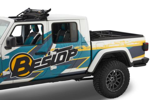 Supertop for Truck 2 '20-26 Gladiator For 5 ft. bed Black Diamond Bestop