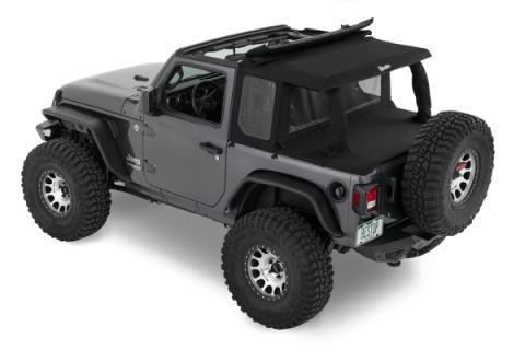 Halftop Conversion Kit Jeep '18-26 Wrangler JL 2-Door Black Diamond Bestop