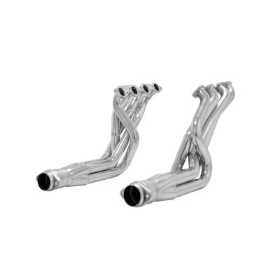 Scavenger Series Elite Header Fits 1968-1974 Chevelle/El Camino, 396-502 Bb Engine, V8, Long Tube Headers, 2 Inch Primary, 3-1/2 Inch Ball-Flange Collector, 16 Gauge Tubing, 3/8 Inch Flange, Silver Ceramic Coating, 409S Stainless Steel Flowmaster