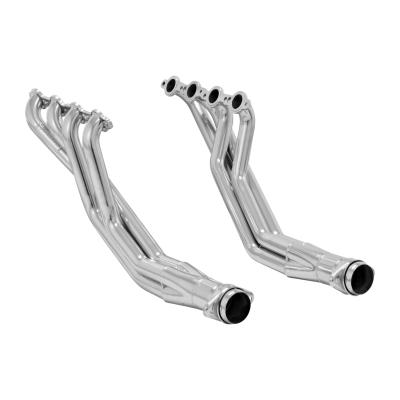 Scavenger Series Elite Header Fits 1964-1972 GM A-Body LS1/LS6 SB Engine, V8, Long Tube Headers, 1-3/4 Inch Primary 3 Inch Ball-Flange Collector, 16 Gauge Tubing, 3/8 Inch Flange Silver Ceramic Coating 409S Stainless Steel Flowmaster