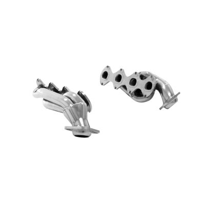 Scavenger Series Elite Header Shorty Header 2004-2010 Ford, F150 5.4L V8 1-5/8 Inch Primary 16 Gauge Tubing 3/8 Inch Flange Silver Ceramic Coating 409S Stainless Steel Carb Eo D-698-18 Compliant Flowmaster