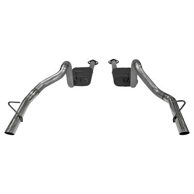 American Thunder Cat-Back Exhaust System 1986-1993 Ford Mustang Lx With 5.0L Engine Fits Coupes And Convertibles. Also Fits 1986 Ford Mustang Gt With 5.0L Engine Aggressive Sound Flowmaster
