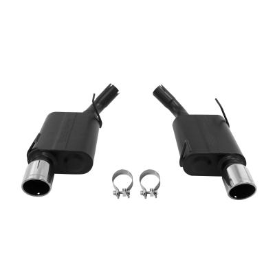 American Thunder Axle-Back Exhaust System 2005-2010 Ford Mustang Gt, Gt500, California Special With 4.6L, 5.4L Engine Aggressive To Moderate Sound Flowmaster