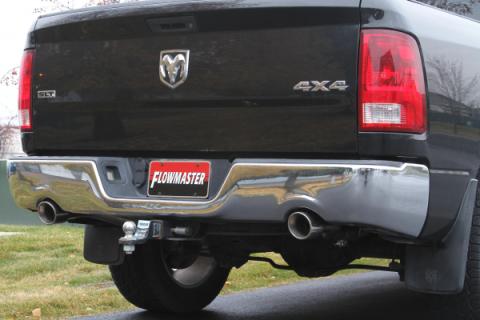 American Thunder Cat-Back Exhaust System 2009-2024 (Classic Body) Ram 1500 With 5.7L Hemi Engine, And 2009-2013 4.7L Models Aggressive Sound Flowmaster