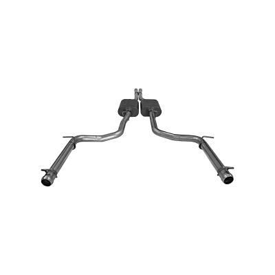 American Thunder Cat-Back Exhaust System 2009-2014 Dodge Challenger Rt With 5.7L Hemi Engine Aggressive Sound Flowmaster