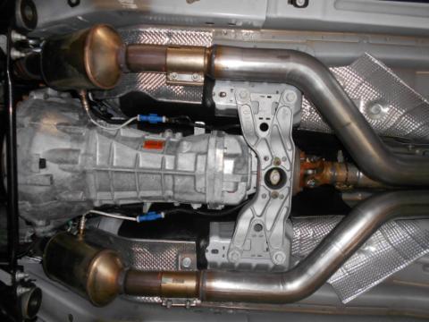 American Thunder Cat-Back Exhaust System Fits 2005-2010 Ford Mustang Gt, Gt500, California Special Or Convertible With 4.6L Or 5.4L Engine 3.00-Inch Mandrel Bent Pipes With Scavenger Series X-Pipe Aggressive Sound Flowmaster