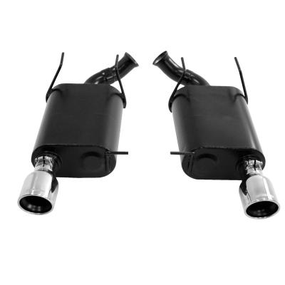 Force Ii Axle-Back Exhaust System Fits 2011-2014 Ford Mustang With 3.7L Engine Moderate Sound Flowmaster