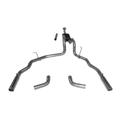 Force Ii Cat-Back Exhaust System 2011-2014 Ford F-150 With 3.5L Ecoboost, Fits All Wheelbases Moderate To Mild Sound Flowmaster