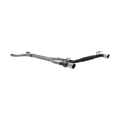 Outlaw Cat-Back Exhaust System 2010-2013 Chevrolet Camaro SS 6.2L Engine Without Ground Effects Package. 3.00 Inch Stainless Steel Aggressive Sound Flowmaster