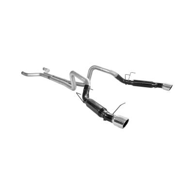 Outlaw Cat-Back Exhaust System 2011-2012 Ford Mustang Gt 5.0L Coupes &amp; Convertibles. Does Not Fit Gt500 Aggressive Sound Flowmaster