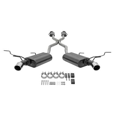 Force Ii Cat-Back Exhaust System Fits 2011-2021 Jeep Grand Cherokee 3.6, 5.7-Liter, Force Ii Cat-Back 2.5 Inch Stainless Steel Exhaust System, Dual Out Rear Exit Flowmaster