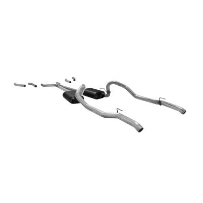 American Thunder Crossmember-Back Exhaust System Fits 1967-1974 Mopar A-Body Cars With V8 Engine Aggressive To Moderate Sound Flowmaster