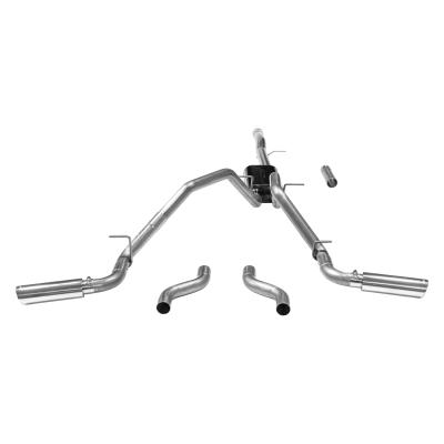 American Thunder Cat-Back Exhaust System Fits 2011-2018 Chevrolet Silverado 1500, Gmc Sierra 1500 With 6.2L Engine Aggressive To Moderate Sound Flowmaster