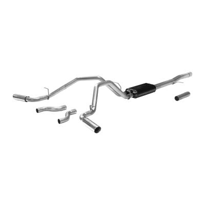 American Thunder Cat-Back Exhaust System Fits 2011-2018 Chevrolet Silverado 1500, Gmc Sierra 1500 With 6.2L Engine Aggressive To Moderate Sound Flowmaster