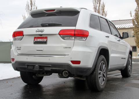 Force Ii Cat-Back Exhaust System Fits 2011-2022* Jeep Grand Cherokee (*2022 Grand Cherokee Wk Only) 3.6-Liter, Flow Fx Cat-Back 2.5 Inch Stainless Steel Exhaust System, Single Out Rear Exit Flowmaster
