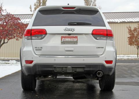 Force Ii Cat-Back Exhaust System Fits 2011-2022* Jeep Grand Cherokee (*2022 Grand Cherokee Wk Only) 3.6-Liter, Flow Fx Cat-Back 2.5 Inch Stainless Steel Exhaust System, Single Out Rear Exit Flowmaster