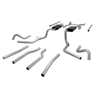 American Thunder Crossmember-Back Exhaust System Fits 1967-1972 Chevrolet/Gmc C10, C15 1/2 Ton Trucks With V8 Engines Stainless Steel Aggressive To Moderate Sound Flowmaster