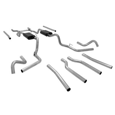 American Thunder Crossmember-Back Exhaust System Fits 1967-1972 Chevrolet/Gmc C10, C15 1/2 Ton Trucks With V8 Engines Stainless Steel Aggressive To Moderate Sound Flowmaster