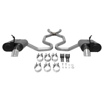 Force Ii Crossmember-Back Exhaust System 1974-1979 Chevrolet Corvette 350Ci Engine (Intended For Off Road Use Only On 1975-1979 Vehicles) Moderate To Mild Sound Flowmaster