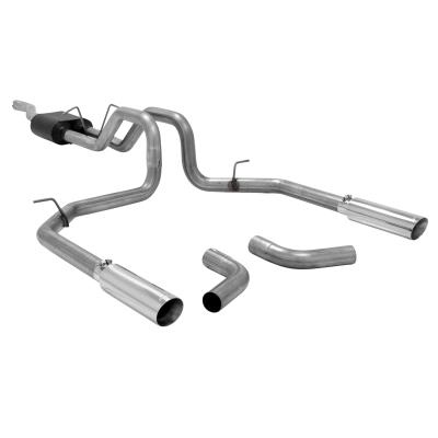 American Thunder Cat-Back Exhaust System 1998-2003 Ford F-150 With 4.6L Or 5.4L Engine Fits Both 2/4-Wheel Drive Models Aggressive Sound Flowmaster