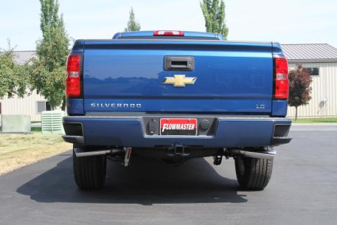 Force Ii Cat-Back Exhaust System 2014-2019* (*Classic Body) Silverado/Sierra 1500 4.3L &amp; 5.3L Engines Moderate Sound Flowmaster