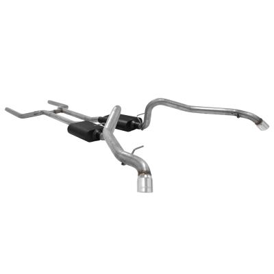 American Thunder Crossmember-Back Exhaust System Fits 1962-1967 Chevrolet Chevy Ii/Nova With V8 Engine 2.50 Inch Stainless Steel Aggressive To Moderate Sound Flowmaster