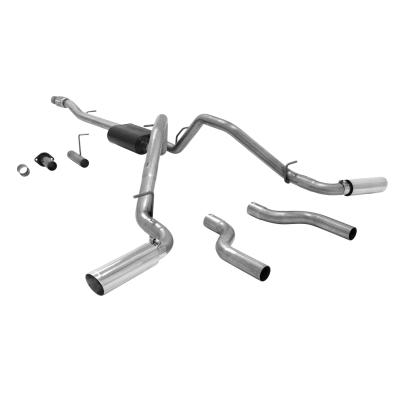 American Thunder Cat-Back Exhaust System Fits 2007-2013 Silverado/Sierra 1500 With 5.3L Engine Aggressive To Moderate Sound Flowmaster