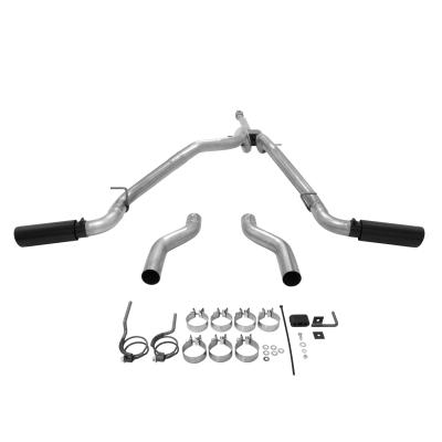Outlaw Cat-Back Exhaust System 2009-2013 Silverado/Sierra 1500 Trucks With The 5.3L Engine And Fits All 2/4 Wheel Drives With 143.5 And 157.5-Inch Wheelbases Aggressive Sound Flowmaster