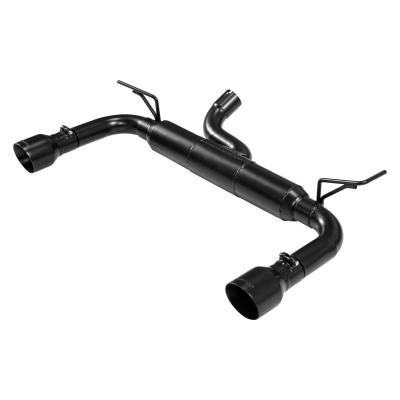 Outlaw Axle-Back Exhaust System Fits 2012-2018 Jeep Wrangler Jk 2/4 Door With 3.6L Engine Aggressive To Moderate Sound Flowmaster