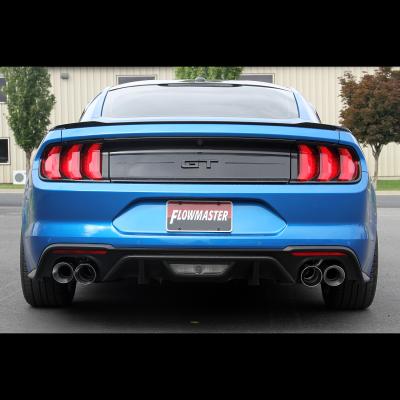 American Thunder Axle-Back Exhaust System Fits 2018-2023 Mustang Gt 5.0L With Factory Active Performance Exhaust Valves Aggressive To Moderate Sound Flowmaster