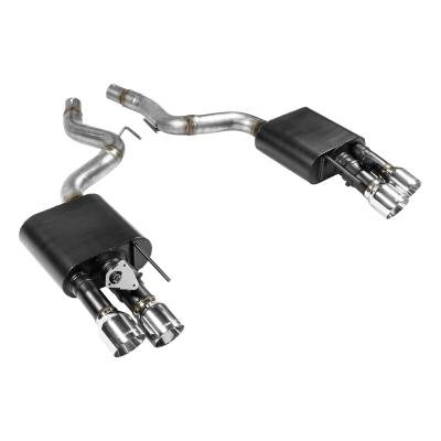American Thunder Axle-Back Exhaust System Fits 2018-2023 Mustang Gt 5.0L With Factory Active Performance Exhaust Valves Aggressive To Moderate Sound Flowmaster